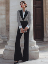 Tuta Sartoriale con Rever e Corpetto Strutturato