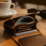 Luca – Portafoglio da Viaggio Vintage in Pelle