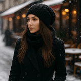 Cappello Invernale Donna - Maglia Spessa - Casual