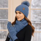Set cappello - sciarpa - guanti donna inverno